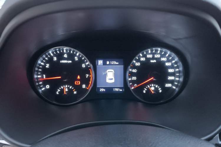 Used Kia kx1 Stonic 2026 Model 1.4L Sunroof Edition Odometer Close Up