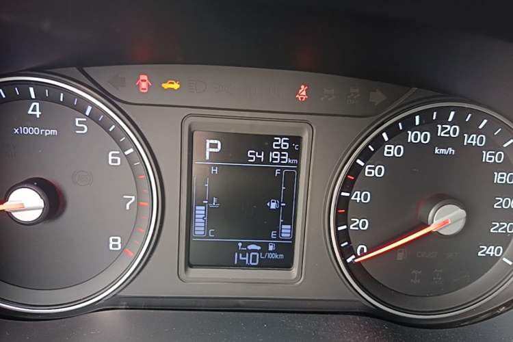 Used Kia KX3 2015 1.6T Automatic Two-Wheel Drive DLX Odometer Close Up