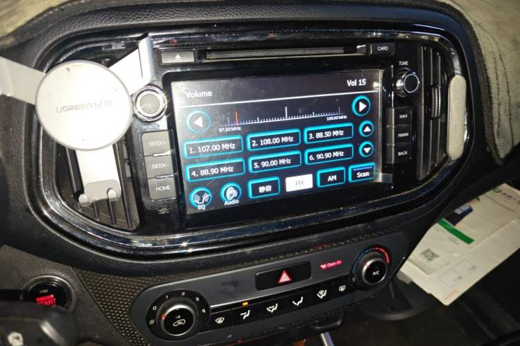 Used Kia KX3 2015 1.6L Automatic Two-Wheel Drive DLX Audio And AC Panel