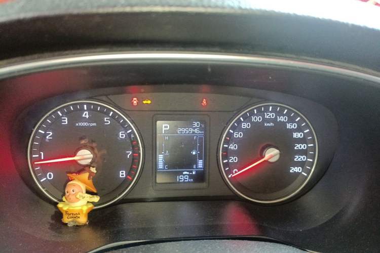 Used Kia KX3 2015 1.6L Automatic Two-Wheel Drive PRM Odometer Close Up