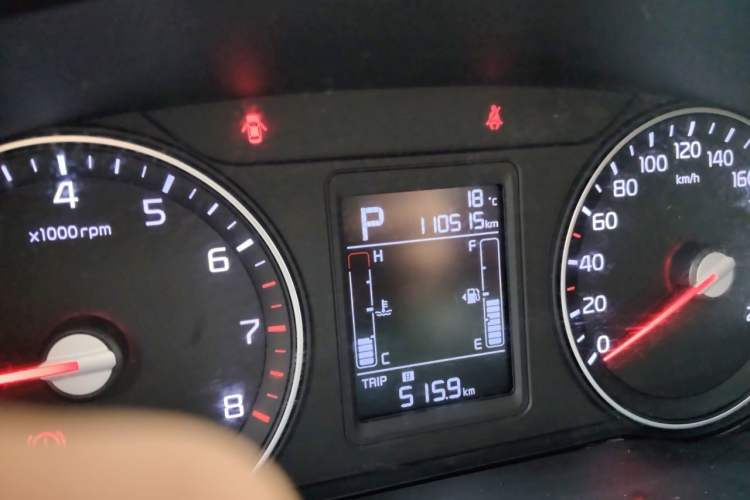 Used Kia KX3 2015 1.6L Automatic Two-Wheel Drive DLX Odometer Close Up