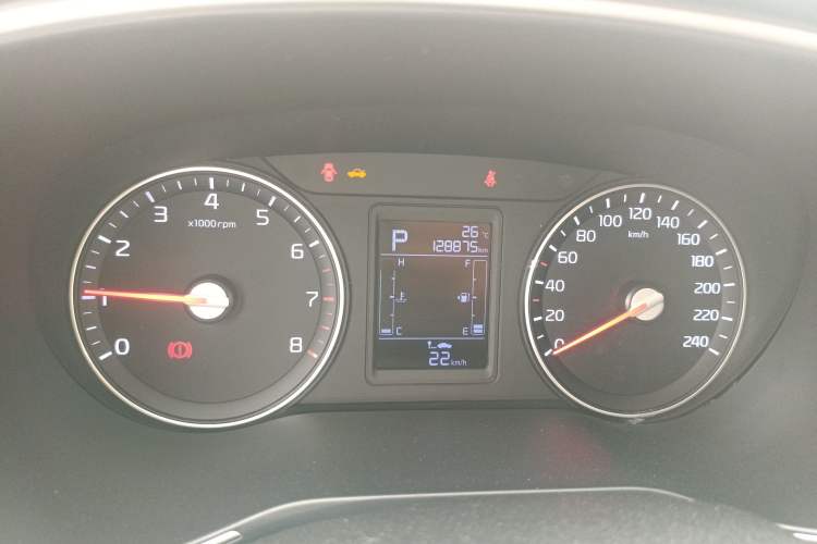 Used Kia KX3 2017 1.6L Automatic Aoya Version Odometer Close Up
