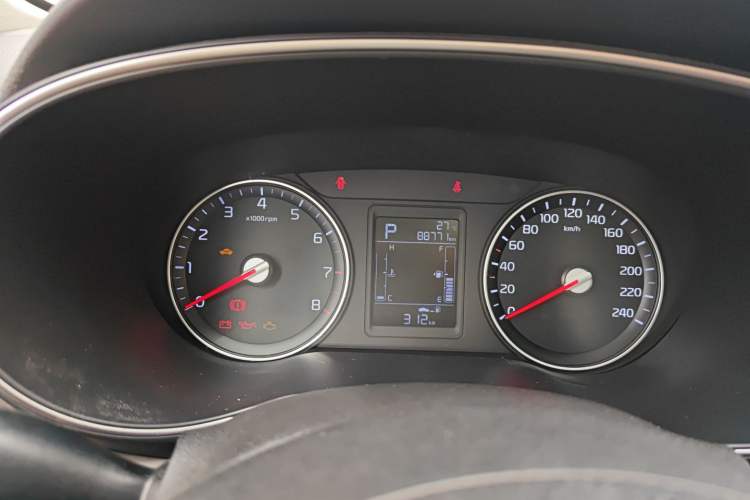 Used Kia KX3 2017 1.6L Automatic Aoya Version Odometer Close Up