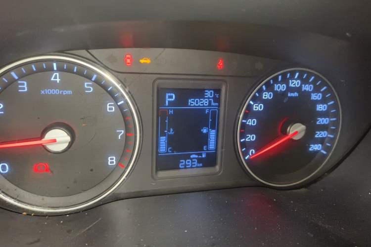 Used Kia KX3 2017 1.6L Automatic Aoya Version Odometer Close Up