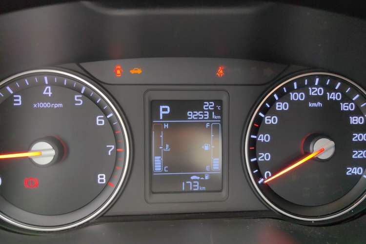 Used Kia KX3 2017 1.6L Automatic Aoya Version Odometer Close Up