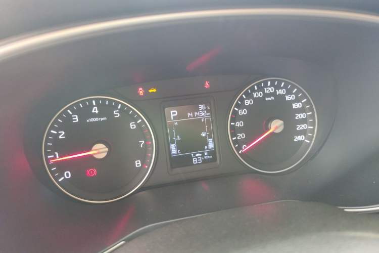 Used Kia KX3 2017 1.6L Automatic Aoya Version Odometer Close Up