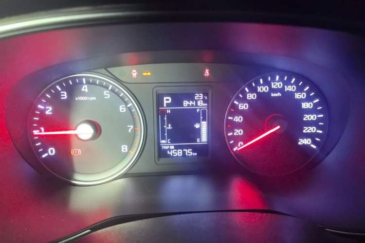 Used Kia KX3 2017 1.6L Automatic Aoya Version Odometer Close Up