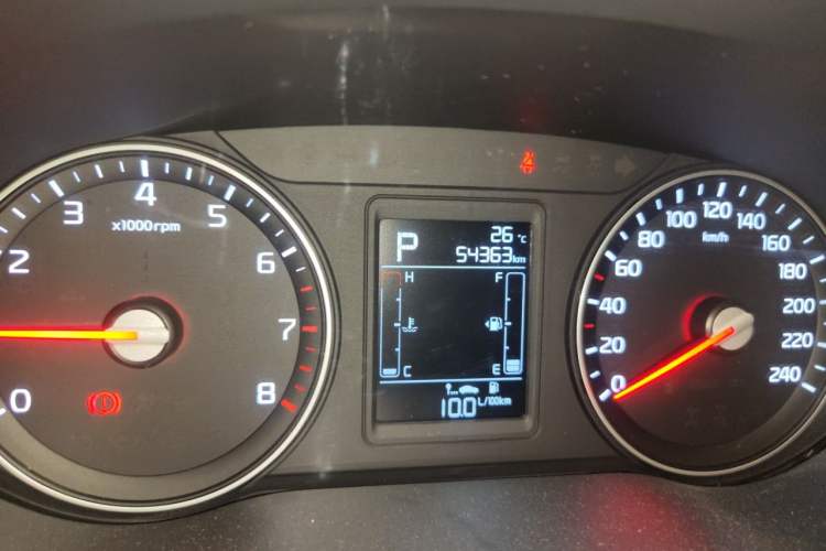 Used Kia KX3 2017 1.6L Automatic Aoya Version Odometer Close Up