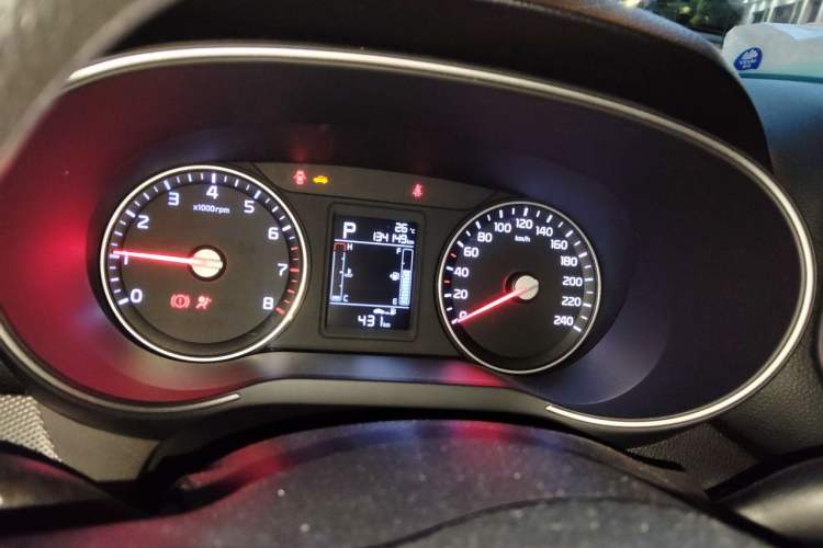 Used Kia KX3 2017 1.6L Automatic Aoya Version Odometer Close Up