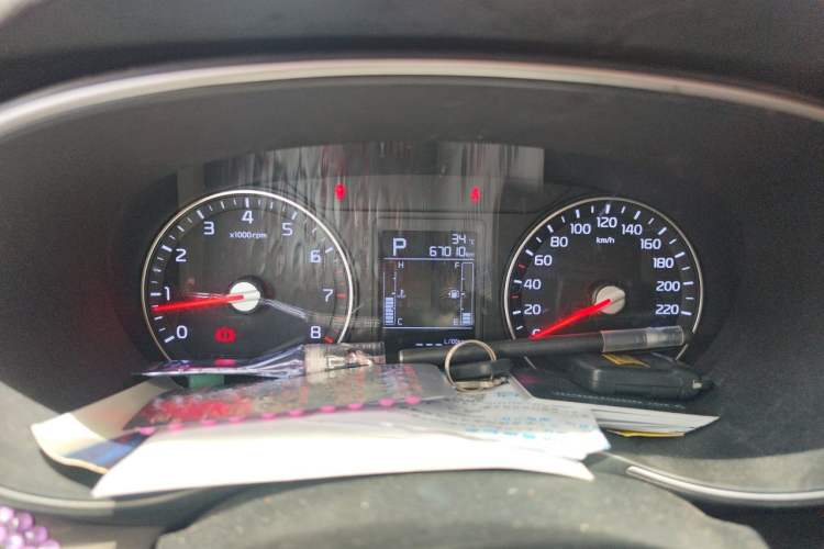 Used Kia KX3 2017 1.6L Automatic Aoya 15th Anniversary Special Edition Odometer Close Up