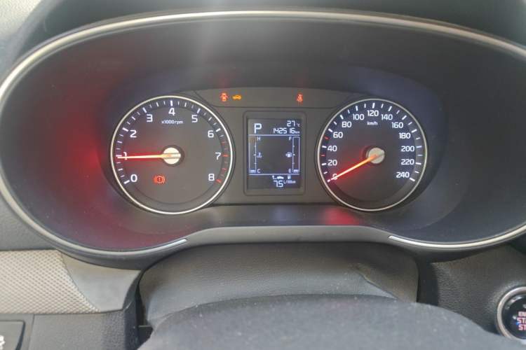 Used Kia KX3 2017 1.6L Automatic Aoya Version Odometer Close Up