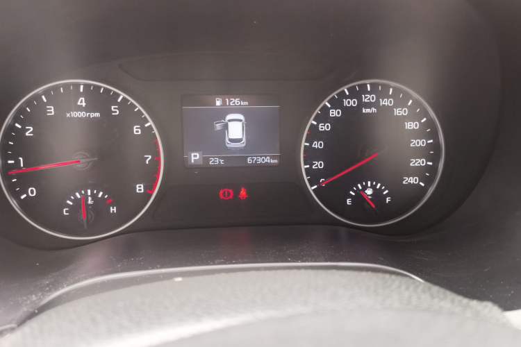 Used Kia KX3 2020 1.5L CVT Trend Edition Odometer Close Up