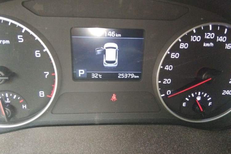 Used Kia KX3 2020 1.5L CVT Trend Edition Odometer Close Up