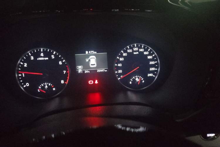 Used Kia KX3 2020 1.5L CVT Trend Edition Odometer Close Up