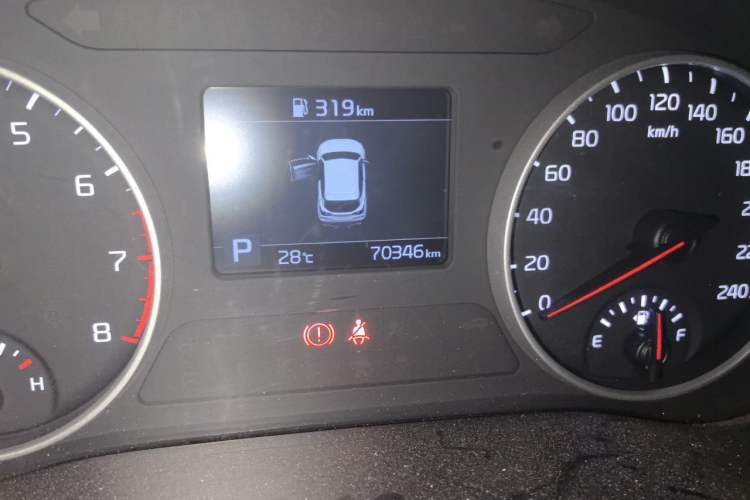 Used Kia KX3 2020 1.5L CVT Trend Edition Odometer Close Up
