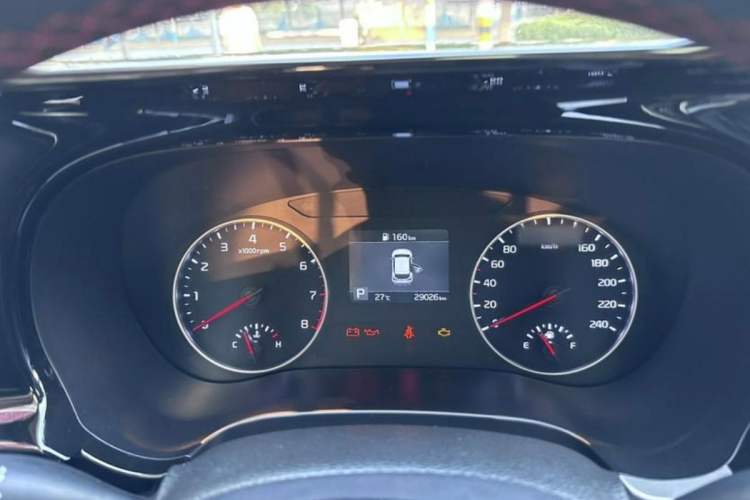 Used Kia KX3 2020 1.5L CVT Trend Edition Odometer Close Up