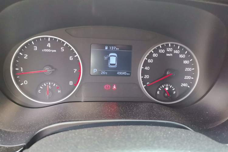 Used Kia KX3 2020 1.5L CVT Trend Edition Odometer Close Up