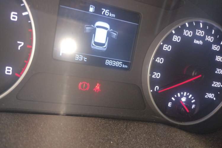 Used Kia KX3 2020 1.5L CVT Trend Edition Odometer Close Up