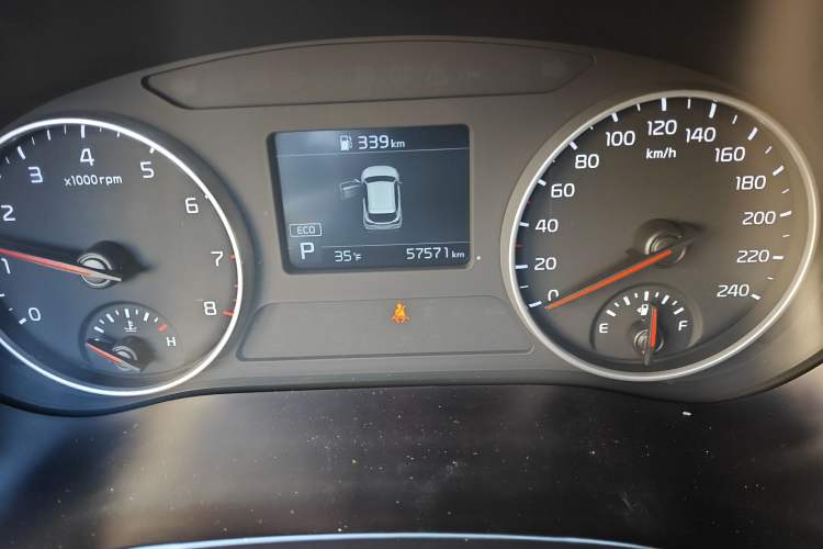Used Kia KX3 2020 1.5L CVT Trend Edition Odometer Close Up