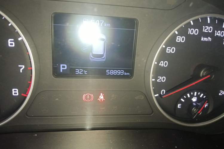 Used Kia KX3 2020 1.5L CVT Trend Edition Odometer Close Up