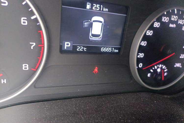 Used Kia KX3 2020 1.5L CVT Trend Edition Odometer Close Up