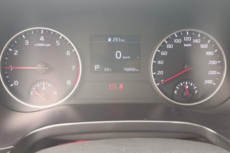 Used Kia KX3 2020 1.5L CVT Trend Edition Odometer Close Up