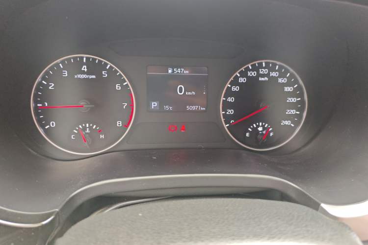 Used Kia KX3 2021 1.5L CVT Trend Edition Odometer Close Up