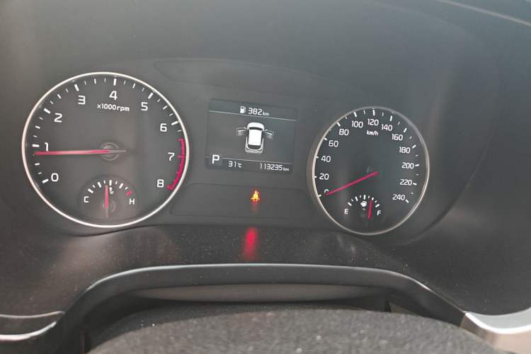 Used Kia KX3 2021 1.5L CVT Trend Edition Odometer Close Up