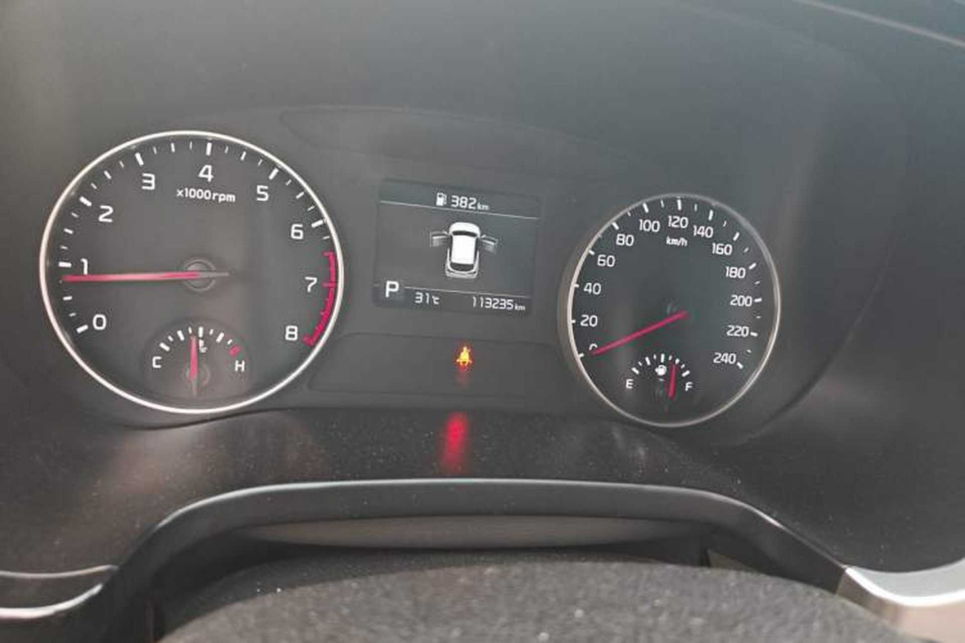 Used Kia KX3 2021 1.5L CVT Trend Edition Odometer Close Up