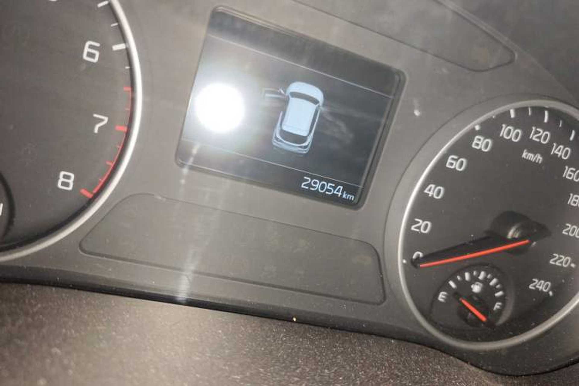 Used Kia KX3 2021 1.5L CVT Trend Edition Odometer Close Up