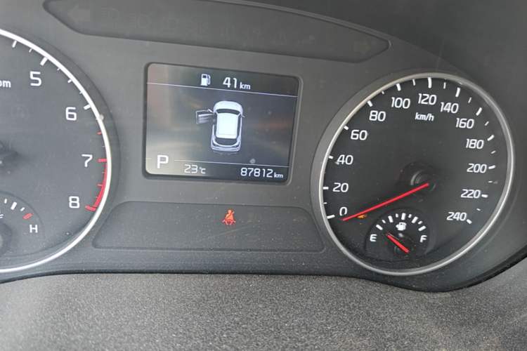 Used Kia KX3 2021 1.5L CVT Trend Edition Odometer Close Up