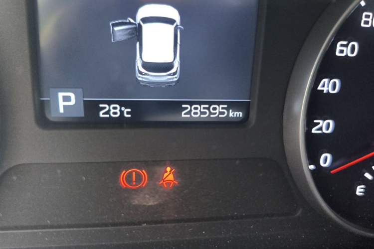 Used Kia KX3 2021 1.5L CVT Trend Edition Odometer Close Up