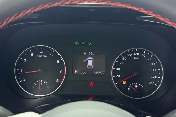Used Kia KX3 2021 1.5L CVT Trend Edition Odometer Close Up
