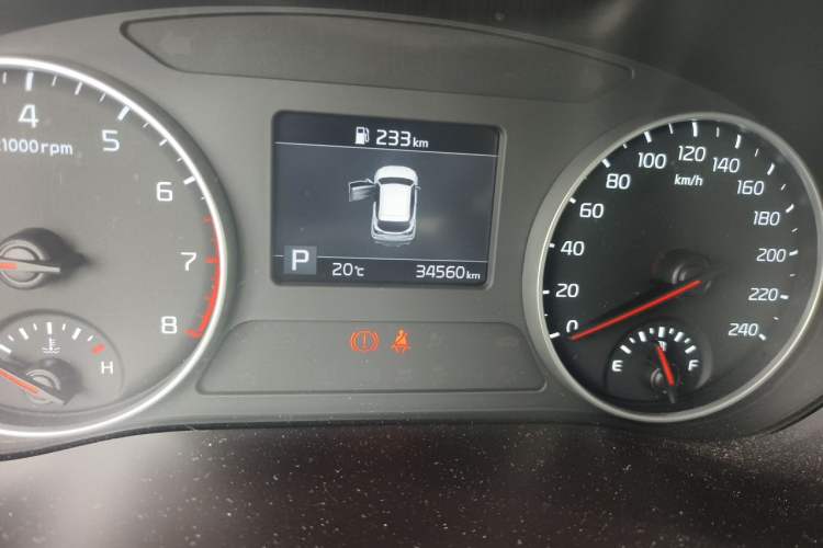 Used Kia KX3 2021 1.5L CVT Trend Edition Odometer Close Up