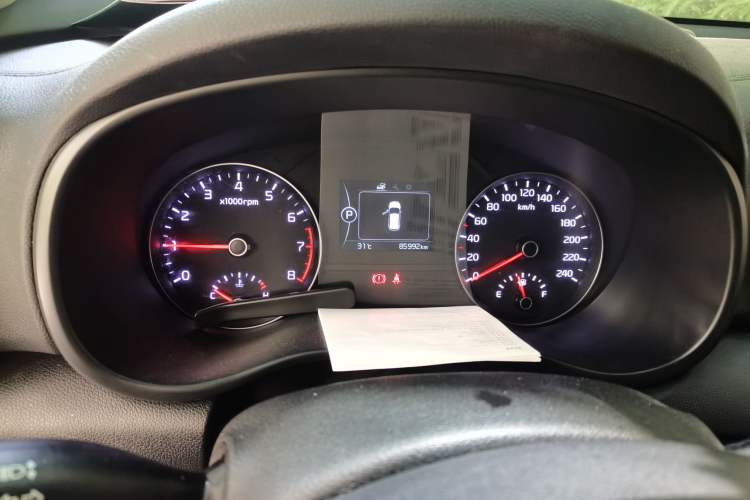 Used Kia KX5 2016 1.6T Automatic Two-Wheel Drive Premium Odometer Close Up