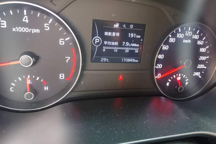 Used Kia KX5 2016 2.0L Automatic 2WD GLS Odometer Close Up