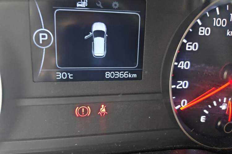 Used Kia KX5 2016 1.6T Automatic Two-Wheel Drive Premium Odometer Close Up