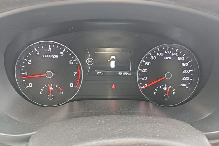Used Kia KX5 2016 1.6T Automatic Two-Wheel Drive Premium Odometer Close Up