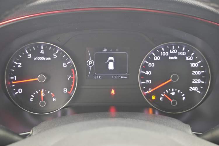 Used Kia KX5 2016 1.6T Automatic Two-Wheel Drive DLX Odometer Close Up