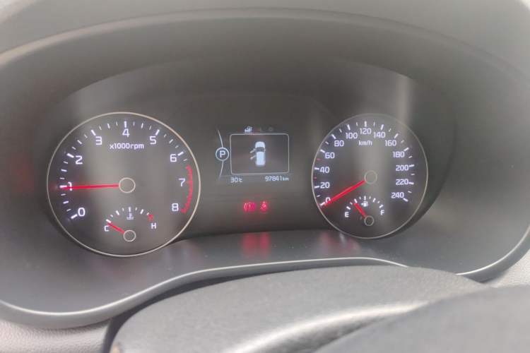 Used Kia KX5 2016 1.6T Automatic Two-Wheel Drive Premium Odometer Close Up