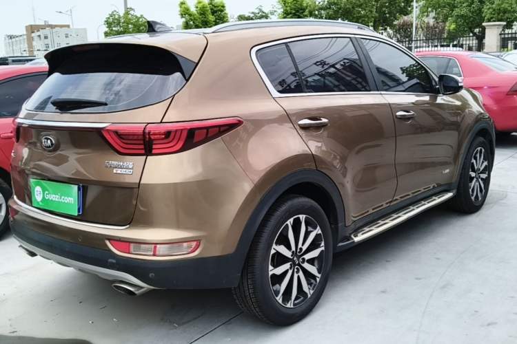 Used Kia KX5 2016 1.6T Automatic Two-Wheel Drive DLX Rear Right 45 Deg