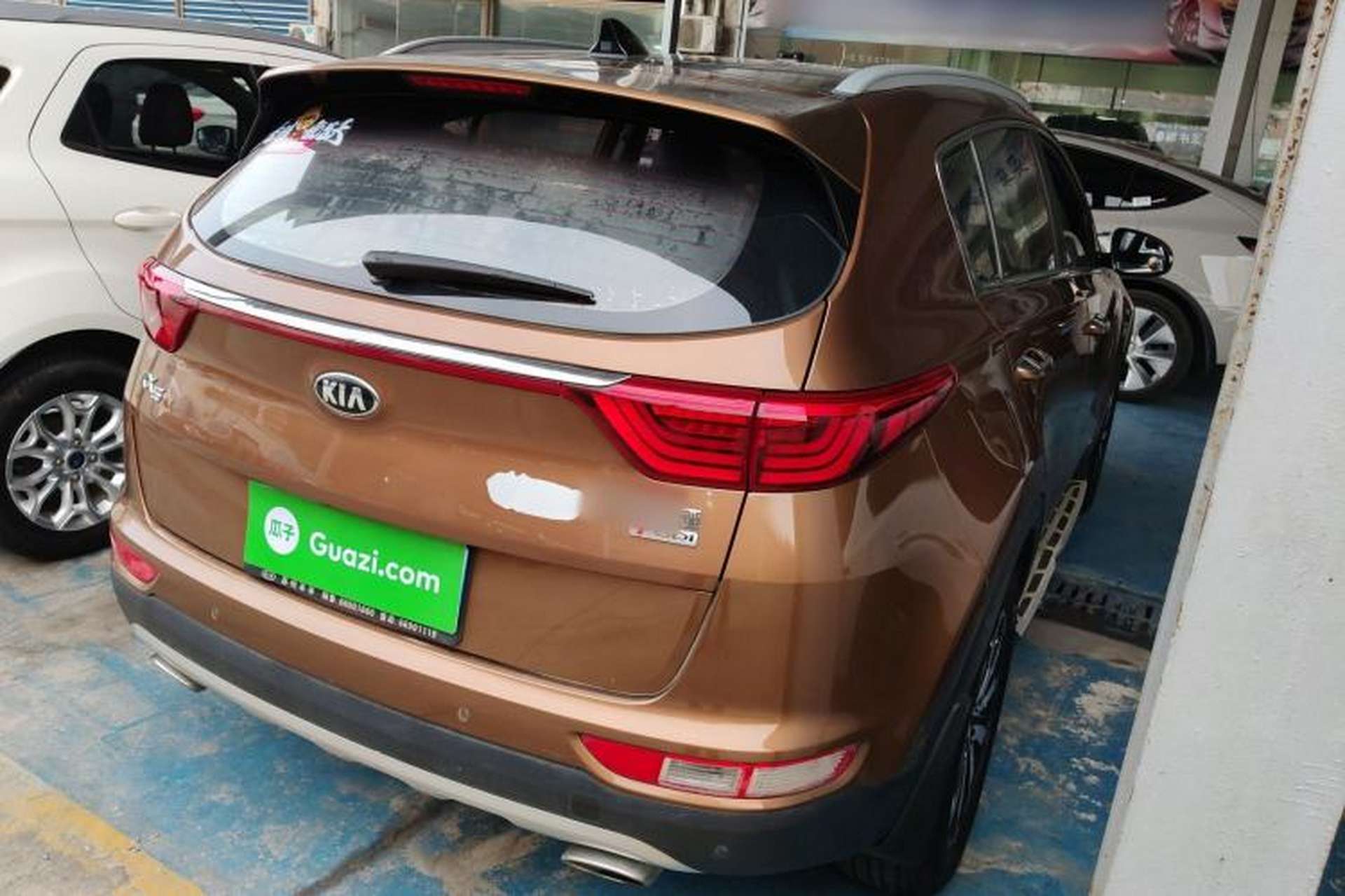 Used Kia KX5 2016 1.6T Automatic Two-Wheel Drive DLX Rear Right 45 Deg