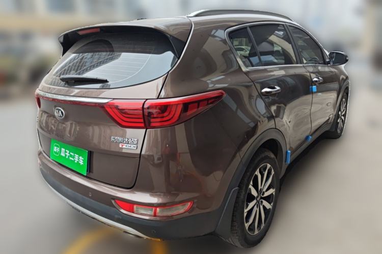 Used Kia KX5 2016 1.6T Automatic Two-Wheel Drive DLX Rear Right 45 Deg