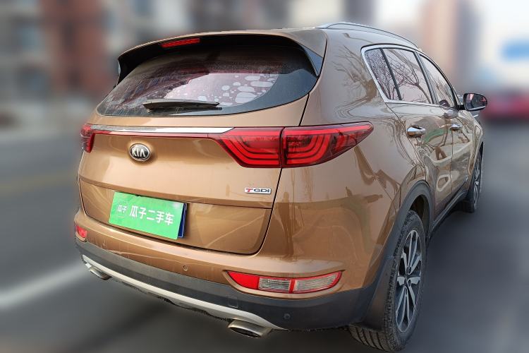 Used Kia KX5 2016 1.6T Automatic Two-Wheel Drive DLX Rear Right 45 Deg