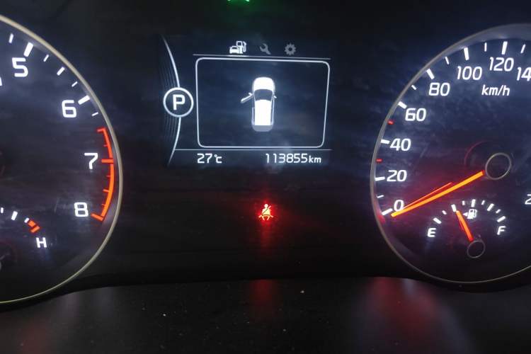 Used Kia KX5 2016 2.0L Automatic 2WD GLS Odometer Close Up