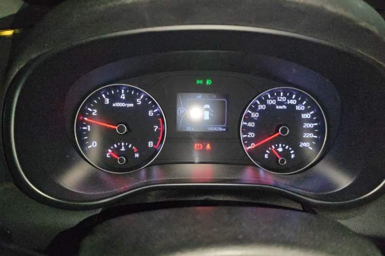 Used Kia KX5 2016 1.6T Automatic Two-Wheel Drive DLX Odometer Close Up