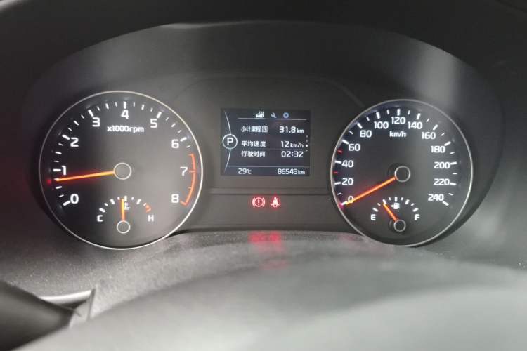 Used Kia KX5 2016 1.6T Automatic Two-Wheel Drive Premium Odometer Close Up