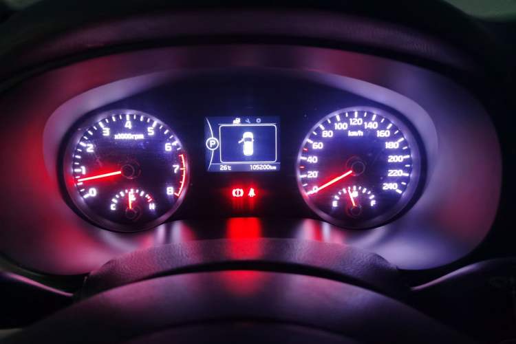 Used Kia KX5 2016 1.6T Automatic Two-Wheel Drive DLX Odometer Close Up