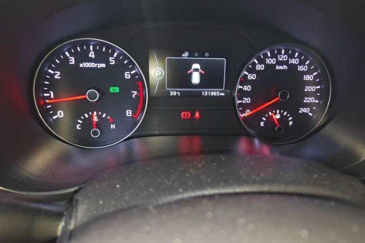 Used Kia KX5 2016 1.6T Automatic Two-Wheel Drive Premium Odometer Close Up