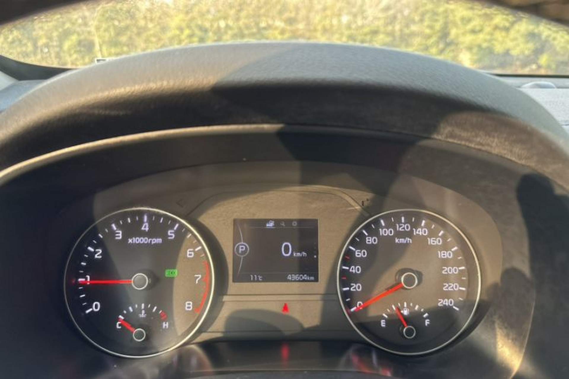 Used Kia KX5 2016 1.6T Automatic Two-Wheel Drive DLX Odometer Close Up